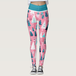 Pink Christmases Leggings
