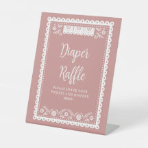 Pink Cielito Lindo Baby Duschkabine Windelwindeln