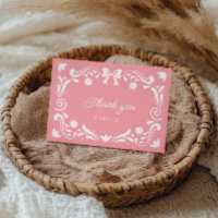 Pink Cielito Lindo Girl Babydusche