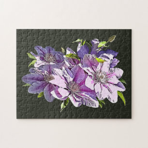Pink Clematis Puzzle