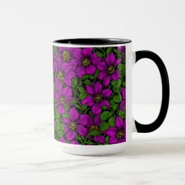Pink Clematis Tasse
