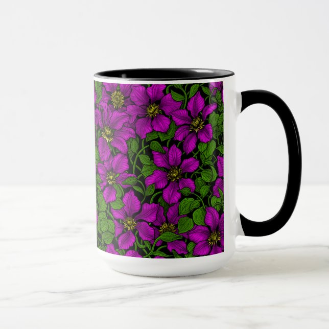 Pink Clematis Tasse (Rechts)