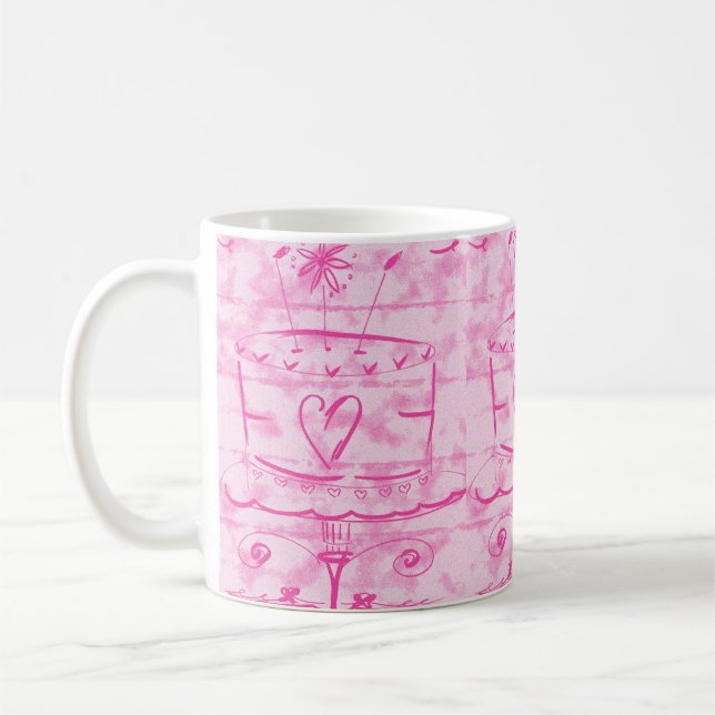 Pink Cloud Cake Kaffeetasse (Links)