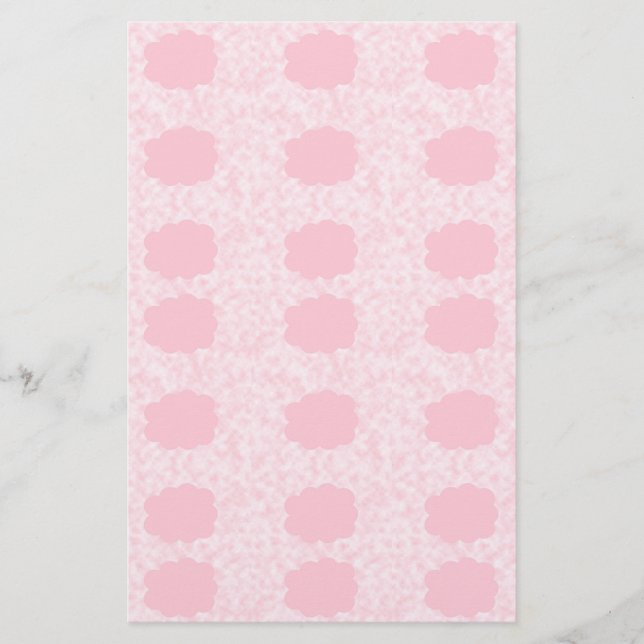 Pink Clouds Stationery Briefpapier (Vorderseite)
