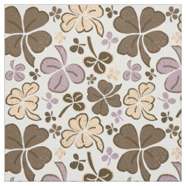 Pink Clover Kleeblatt Pattern St Patrick`s Day Stoff