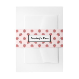 Pink Clover Ribbon (Pers) von Kenneth Yoncich Einladungsbanderole