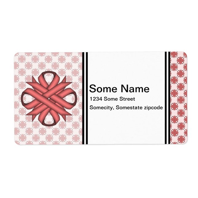 Pink Clover Ribbon von Kenneth Yoncich (Vorne)