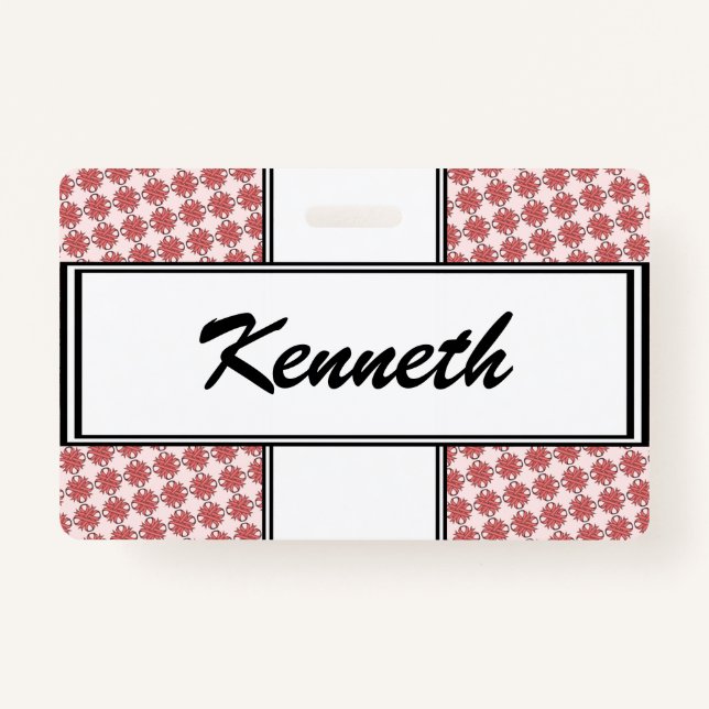 Pink Clover Ribbon von Kenneth Yoncich Ausweis (Vorderseite)