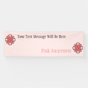 Pink Clover Ribbon von Kenneth Yoncich Banner