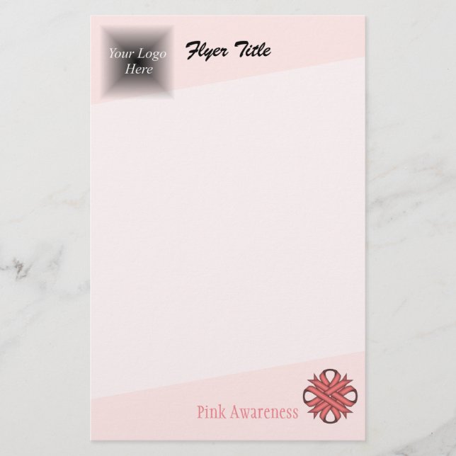Pink Clover Ribbon von Kenneth Yoncich Flyer (Vorne)