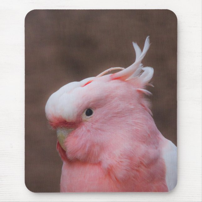 Pink Cockatoo Mousepad (Vorne)