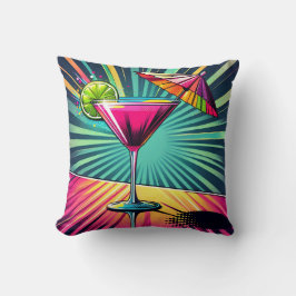 Pink cocktail Throw Cushion Kissen
