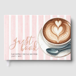 Pink Coffee Brautparty Gästebuch