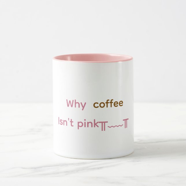 Pink coffee Mug Tasse (Zentrum)
