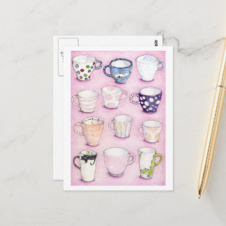 Pink Collection Postcard Postkarte