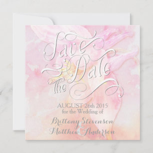 PINK COLUMBINE BLUME WATERCOLOR BRIDH