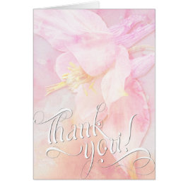 PINK COLUMBINE BLUME WATERCOLOR SPLASH