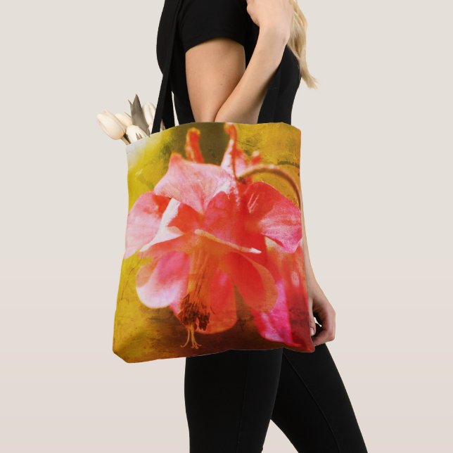 Pink Columbine Blumen Art Nah (Von Nahem)