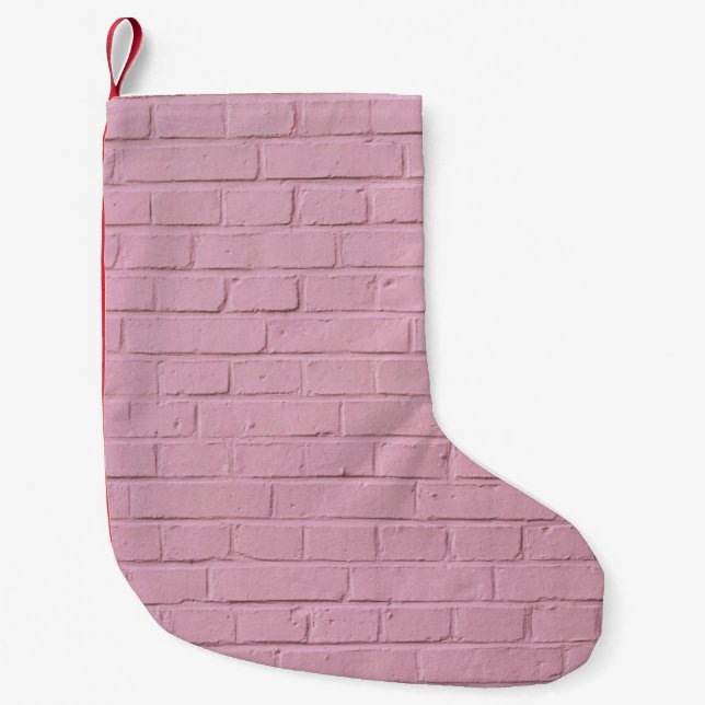 PINK CONCRETE WALL KLEINER WEIHNACHTSSTRUMPF (Vorderseite)