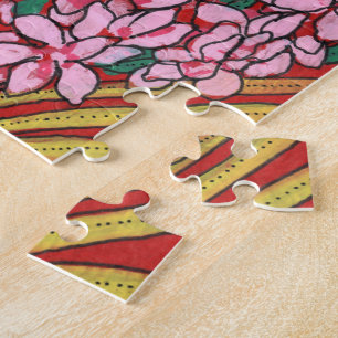 Pink Cone Ginger Alpinia Tropische Blume Puzzle