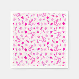 Pink Confetti Serviette