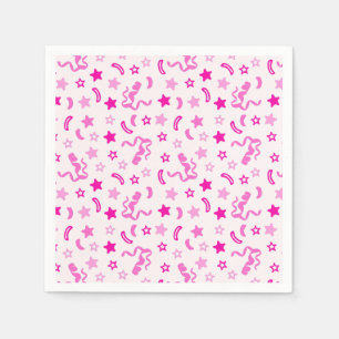 Pink Confetti Serviette