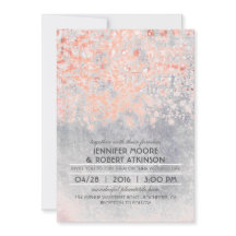 Pink Confetti Vintage Wedding