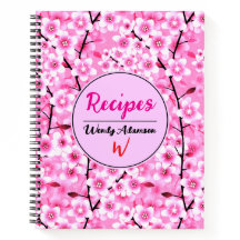 Pink Cookbook Geschenk für sie | Bestes Blumenreze