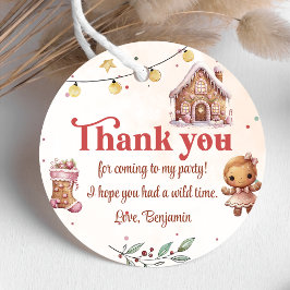 Pink Cookie Weihnachten Geburtstagsparty Gefallen Geschenkanhänger