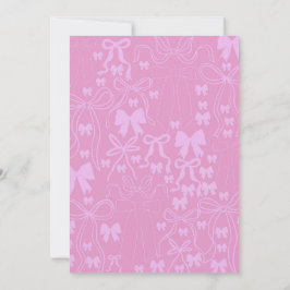 Pink Coquette Baby Shower Baby Girl Card Dankeskarte