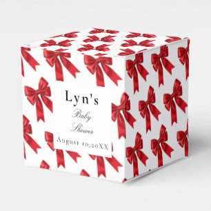 Pink Coquette Bow Baby Showbox Geschenkschachtel