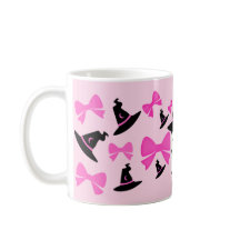 Pink Coquette Ghost mit Bows Halloween