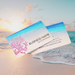 Pink Coral Beach Spa Resort Boutique B&B Visitenkarte