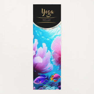 Pink Coral Dive - Yoga Mat Yogamatte