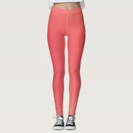 Pink Coral Fashion Leggings