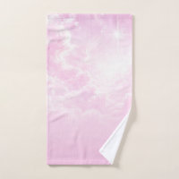 Pink Cotton Candy Clouds Starry Sky