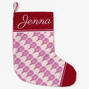 Pink Cotton Candy Spun Zucker Candyfloss Karneval Kleiner Weihnachtsstrumpf