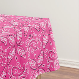 Pink Country pasiley Tischdecke