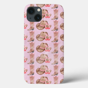 Pink Cowboy Hat and Boots Coquette Case-Mate iPhone Hülle