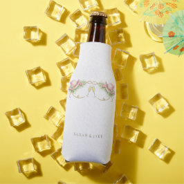 Pink Cowboy Hat Rustic Wedding Flaschenkühler