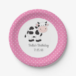 Pink Cowgirl Birthday Paper Teller