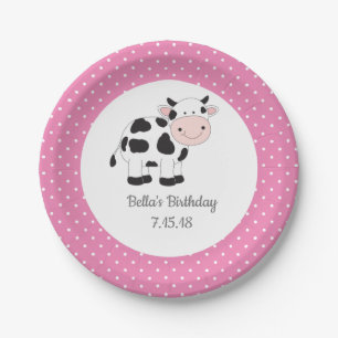 Pink Cowgirl Birthday Paper Teller