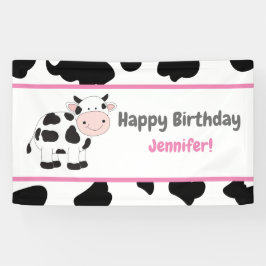 Pink Cowgirl Birthday Party Banners Banner