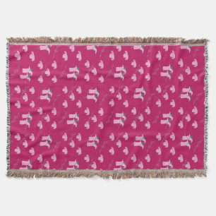 Pink Cowgirl Boots and Hats Decke