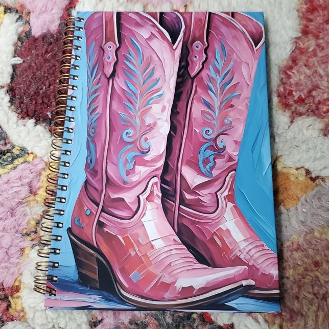 Pink Cowgirl Boots Planer (Pink Cowgirl Boots Planner)