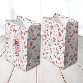 Pink Cowgirl Coquette Happy Birthday Beautiful Mittlere Geschenktüte