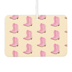 Pink Cowgirl Cowboy Boots Country Texas Ranch Autolufterfrischer