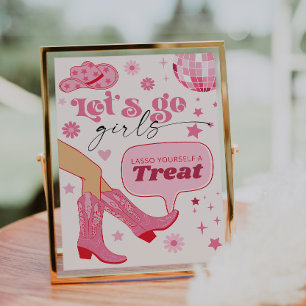 Pink Cowgirl Geburtstagsparty Let's Go Girls Lecke