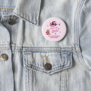 Pink Cowgirl Nashville Let's Go Girls Bachelorette Button