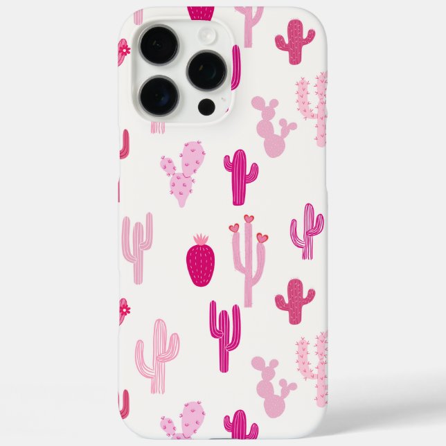 Pink Cowgirl Pattern Case-Mate iPhone Hülle (Rückseite)